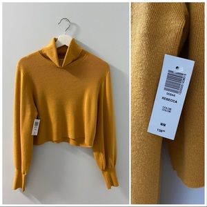 Aritzia | Wilfred Rebecca Turtleneck | Goldie, Medium | NEW